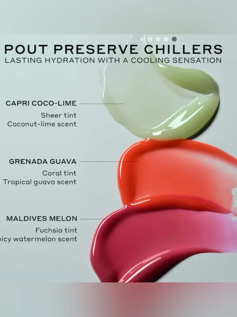 Ole Henriksen Pout Preserve Peptide Lip Treatment MALDIVES MELON CHILLER NIB